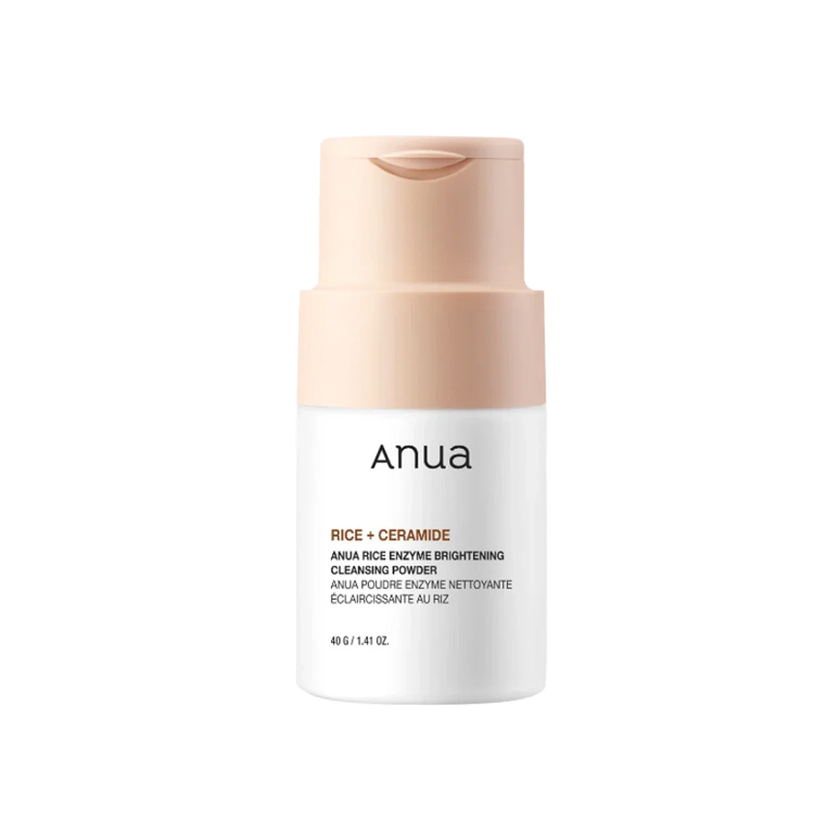 anua rice powder 1 Anua Rice Enzyme Brightening Cleansing Powder 40g - Image 1