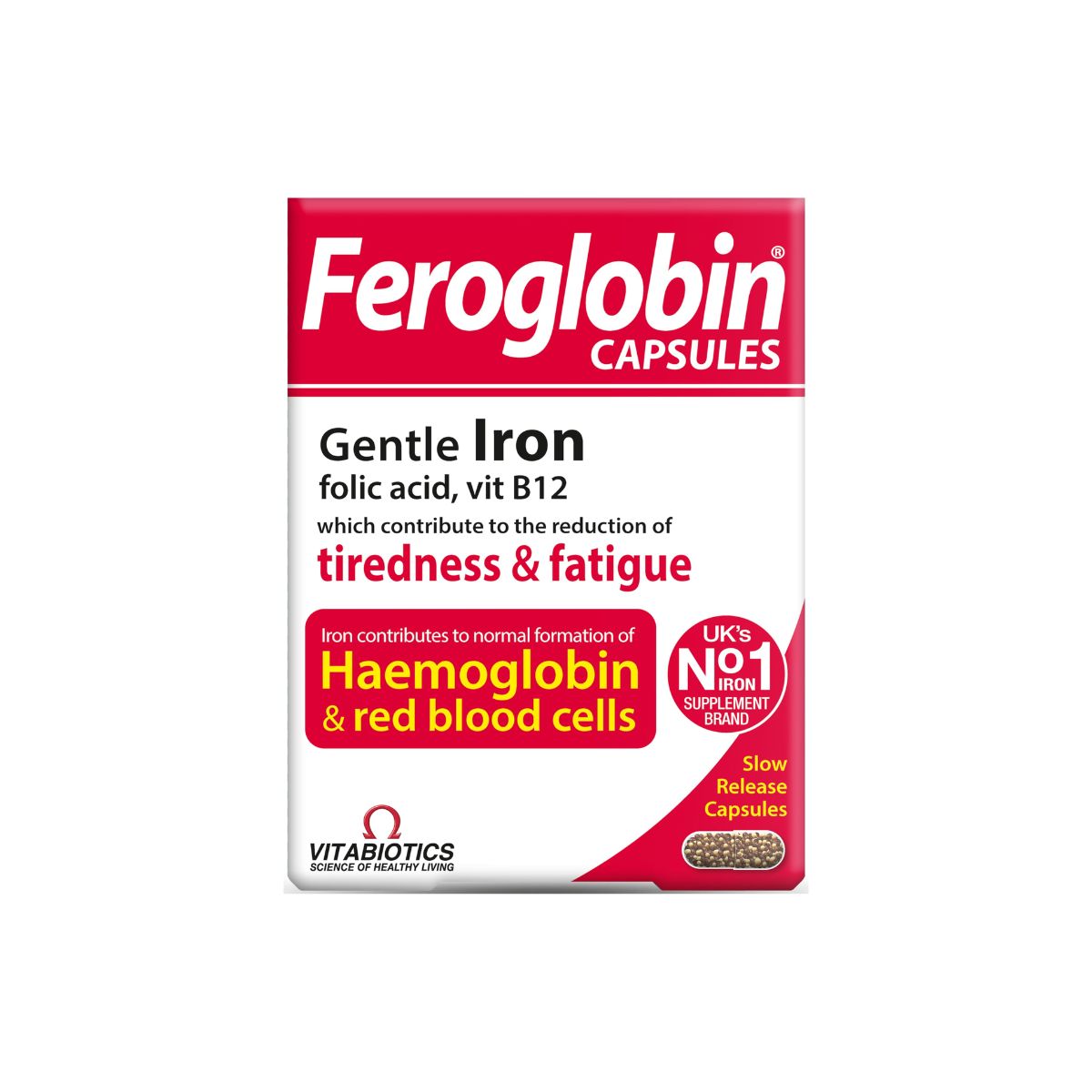 173 Vitabiotics Feroglobin B12 - 30 Capsules - Image 1