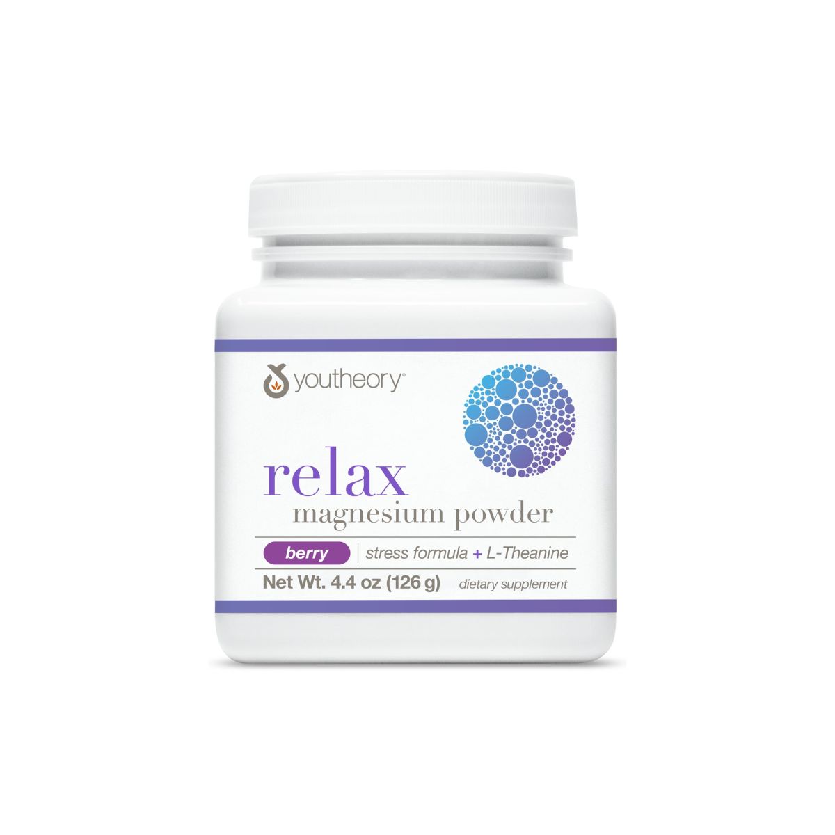 115 Youtheory Relax Magnesium Powder 126g - Image 1