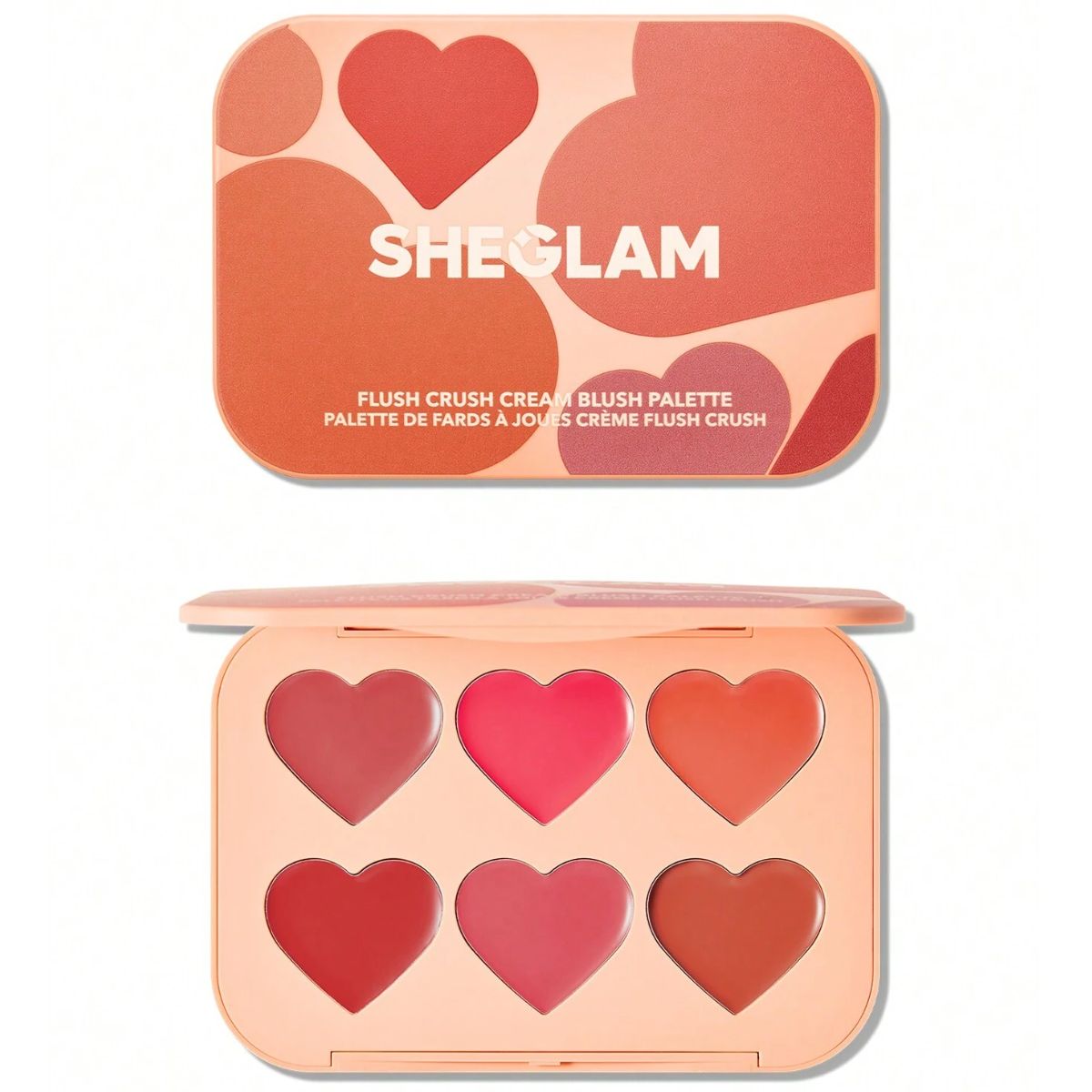 Love On Tap (34) SHEGLAM Flush Crush Cream Blush Palette – Cottage Core Garden - Image 1