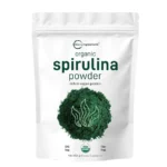 Micro Ingredients Organic Spirulina Powder 454g – Plant-Based Vegan Protein Superfood