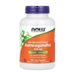 NOW Foods Ashwagandha 450mg – 180 Vegetarian Capsules