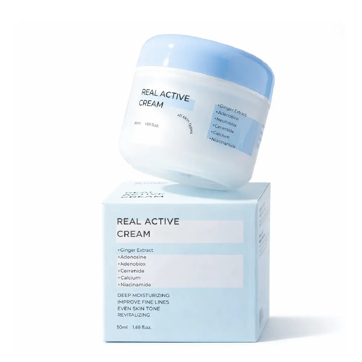 55 Seoul Glow Real Active Daily Cream 50ml - Image 1