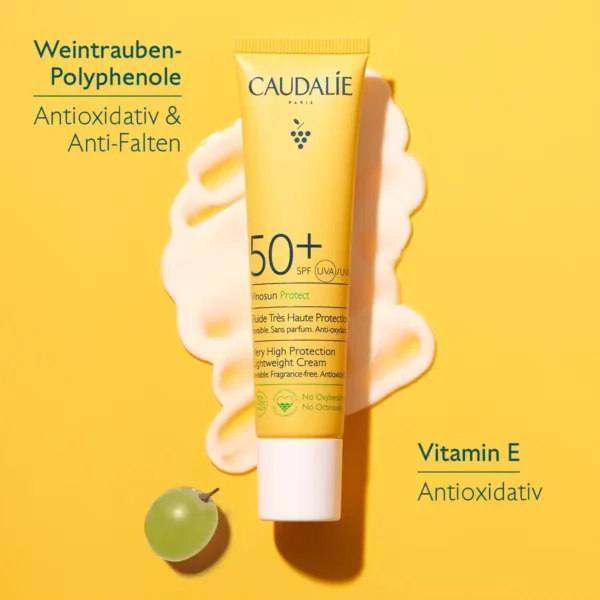 Caudalie 50+ SPF Vinosun Protect Fluid Sehr Hoher Schutz 40ml - Image 2