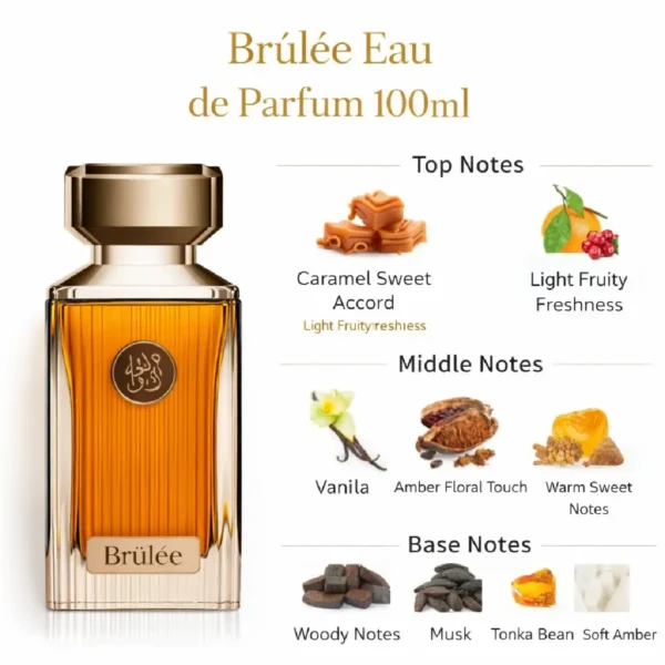 Brûlée Eau de Parfum 100ml – Long-Lasting Fragrance Spray - Image 2