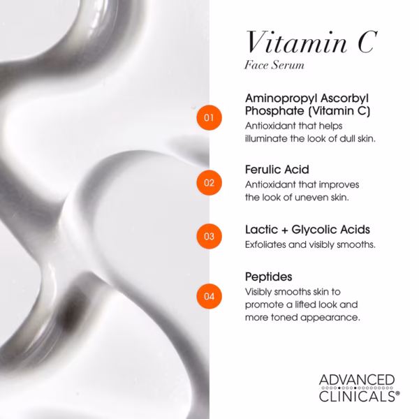 Advanced Clinicals Vitamin C Brightening Serum 52 ml - Image 4