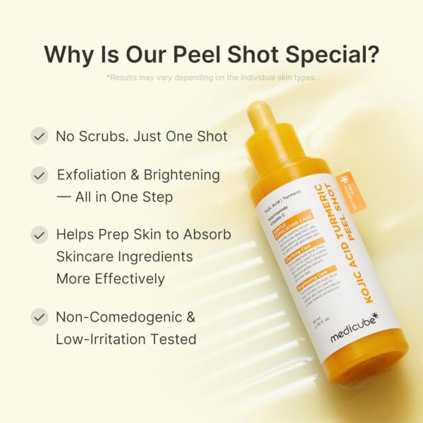 Medicube Kojic Acid Turmeric Peel Shot 80ml - Image 2