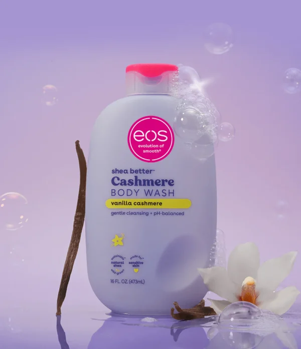 EOS Shea Better Cashmere Body Wash Vanilla Cashmere 473ml - Image 2