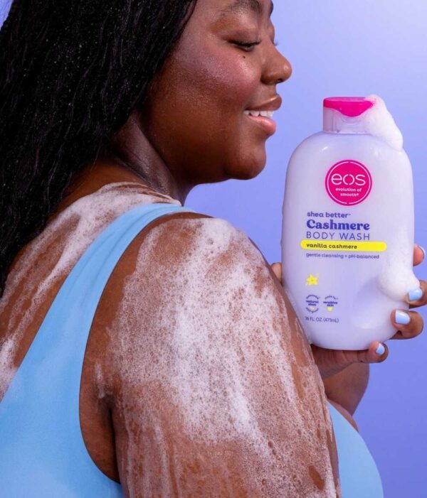 EOS Shea Better Cashmere Body Wash Vanilla Cashmere 473ml - Image 3