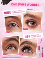 SHEGLAM Lashlighter Up & Out Volumizing & Curling Mascara (Pink) 8ml - Image 5
