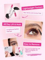 SHEGLAM Lashlighter Up & Out Volumizing & Curling Mascara (Pink) 8ml - Image 4