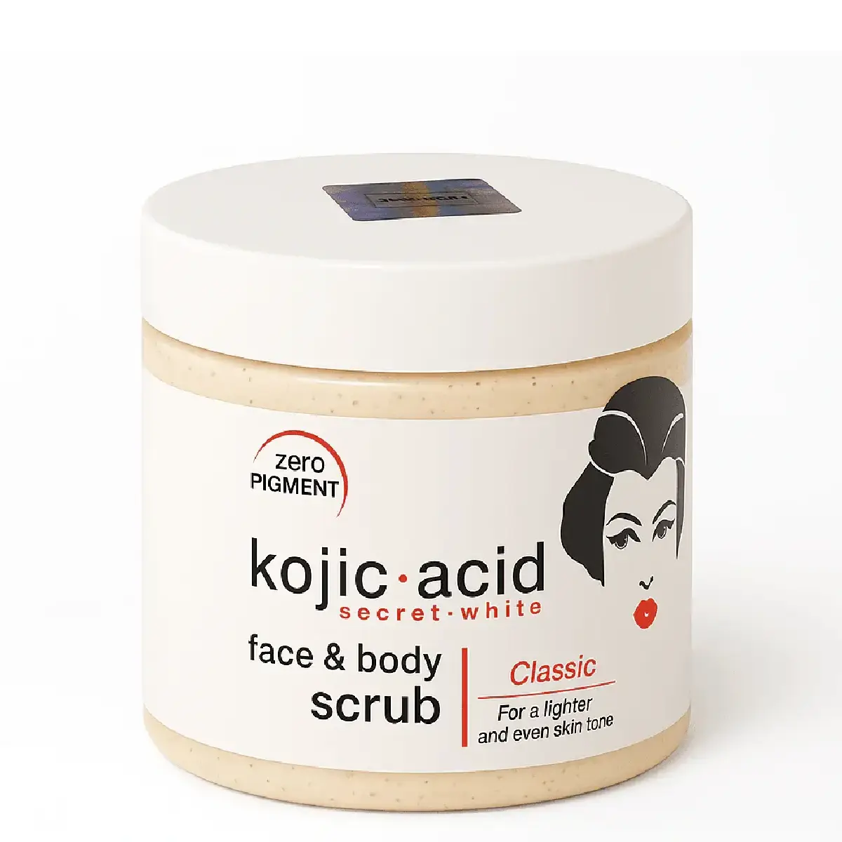 New Project (59) Kojic Acid Secret White Brightening Face & Body Scrub – 300g - Image 1
