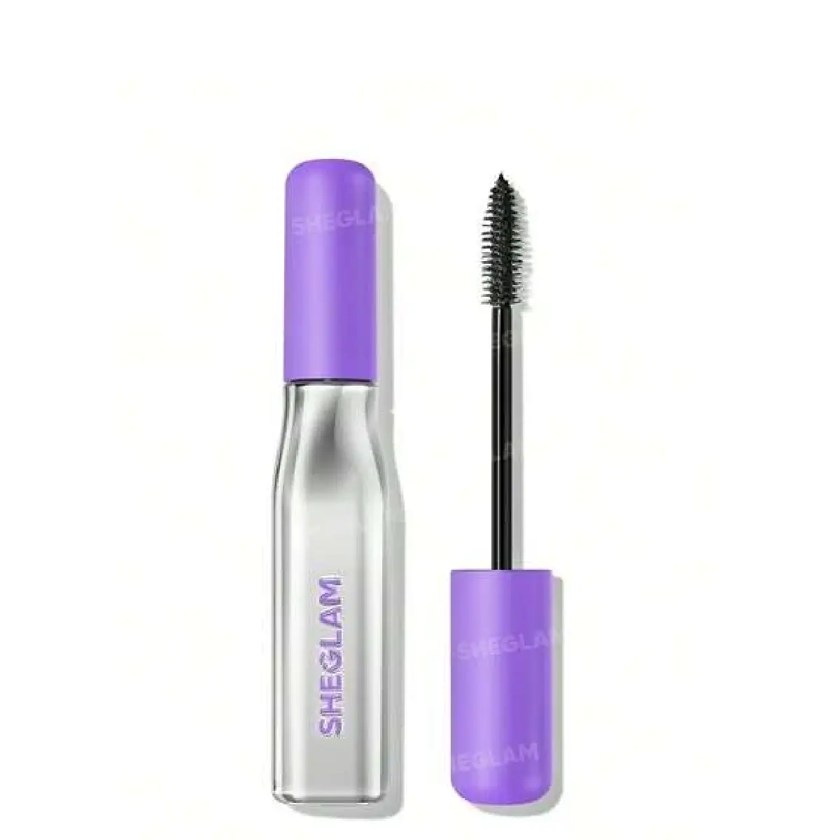 New Project (66) SHEGLAM Lashlighter Mega Boost Volumizing & Curling Mascara Purple 8ml - Image 1