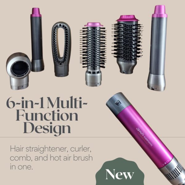 Enzo Professional Supermotor Air Styling & Drying System 4133 Pink - Image 3