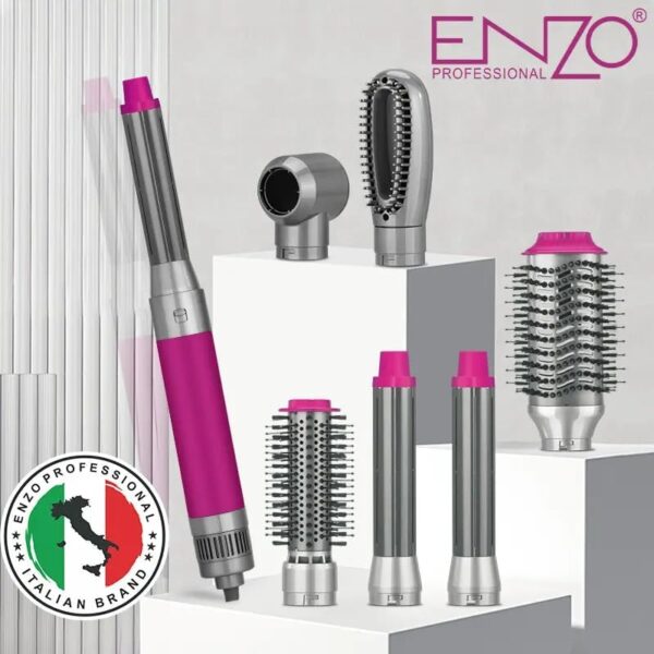 Enzo Professional Supermotor Air Styling & Drying System 4133 Pink - Image 5